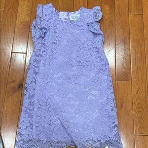 Place Lavender Lace Kids Dress